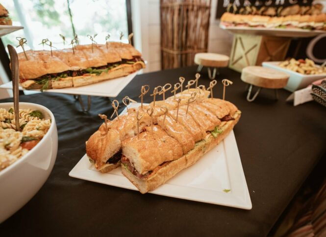 Private Catering Buffet Style Sandwiches and Salad for Vail, Breckenridge, Park City and Dallas
